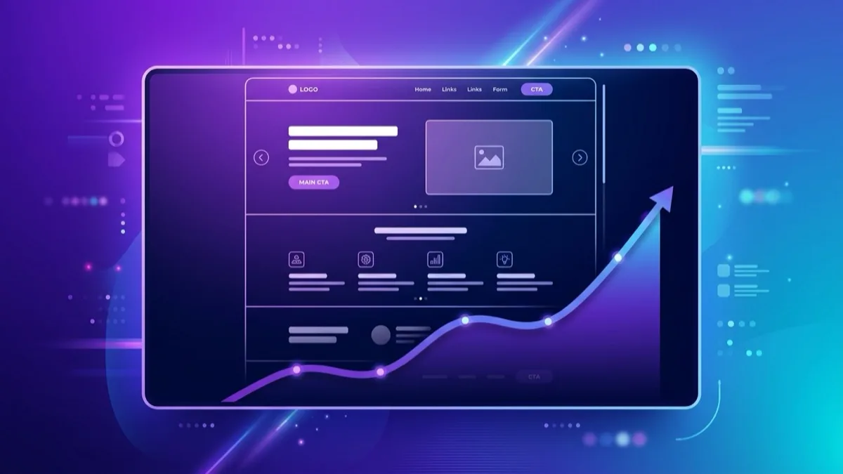 Coaching and consulting website design layout showing a personal-brand homepage, Calendly booking embed, lead-magnet opt-in, and testimonials section in Canadian dollars